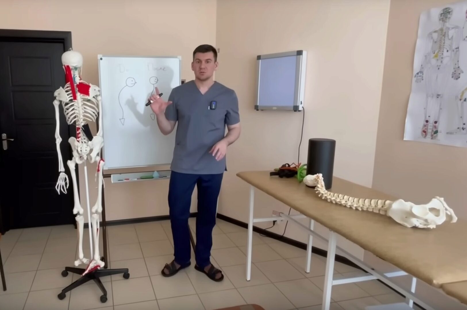 Комплекс упражнений для исправления сутулости и формирования правильной осанки (Антон Алексеев)