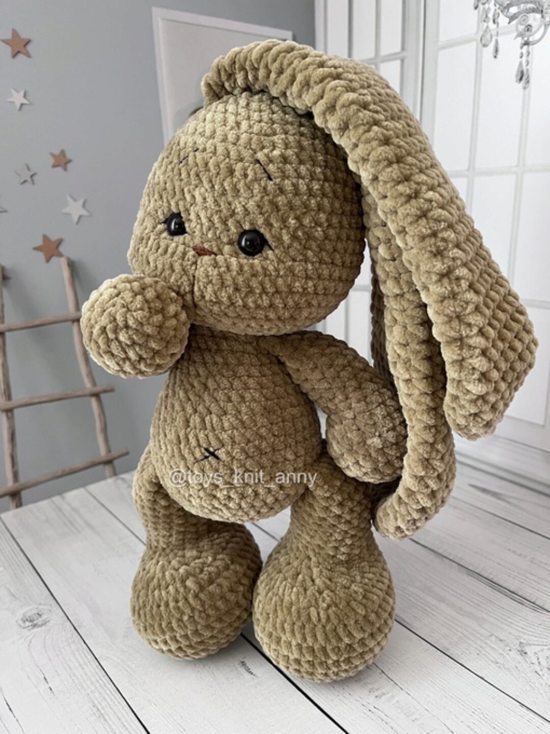 [Toys_knit_anny] Лапка - длинные ушки (Анна Борисова)