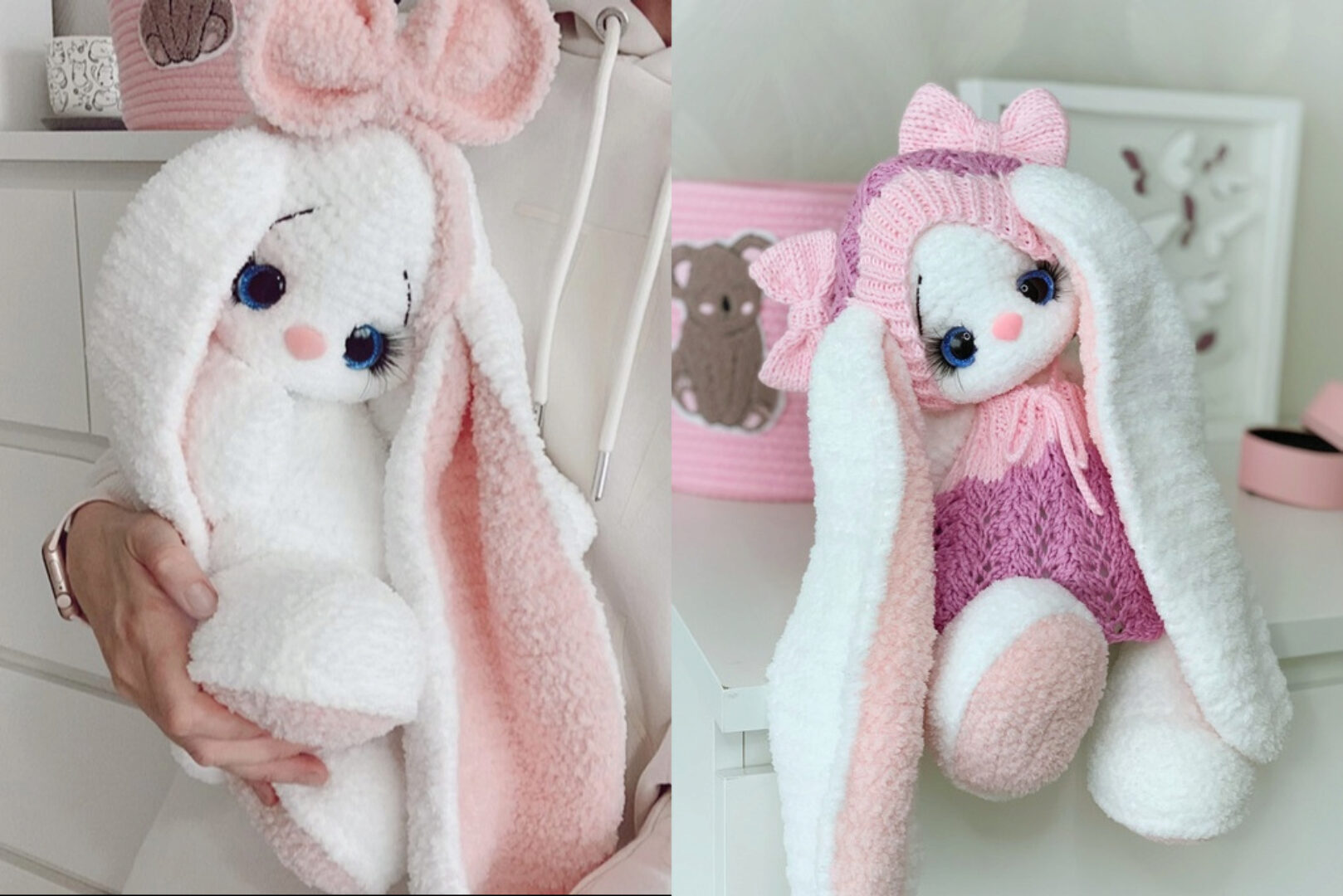 [flawless_toys] Плюшевый зайчик (Ирина Вульфсон)