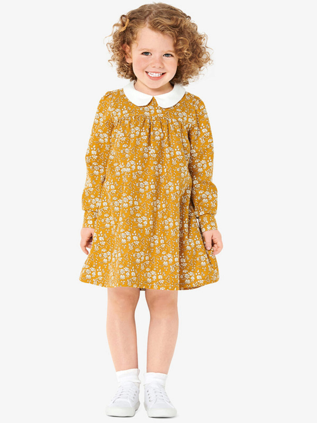 [Burda Style] Платье с воротничком для девочки №9305 A. Каталог Burda 1/2020