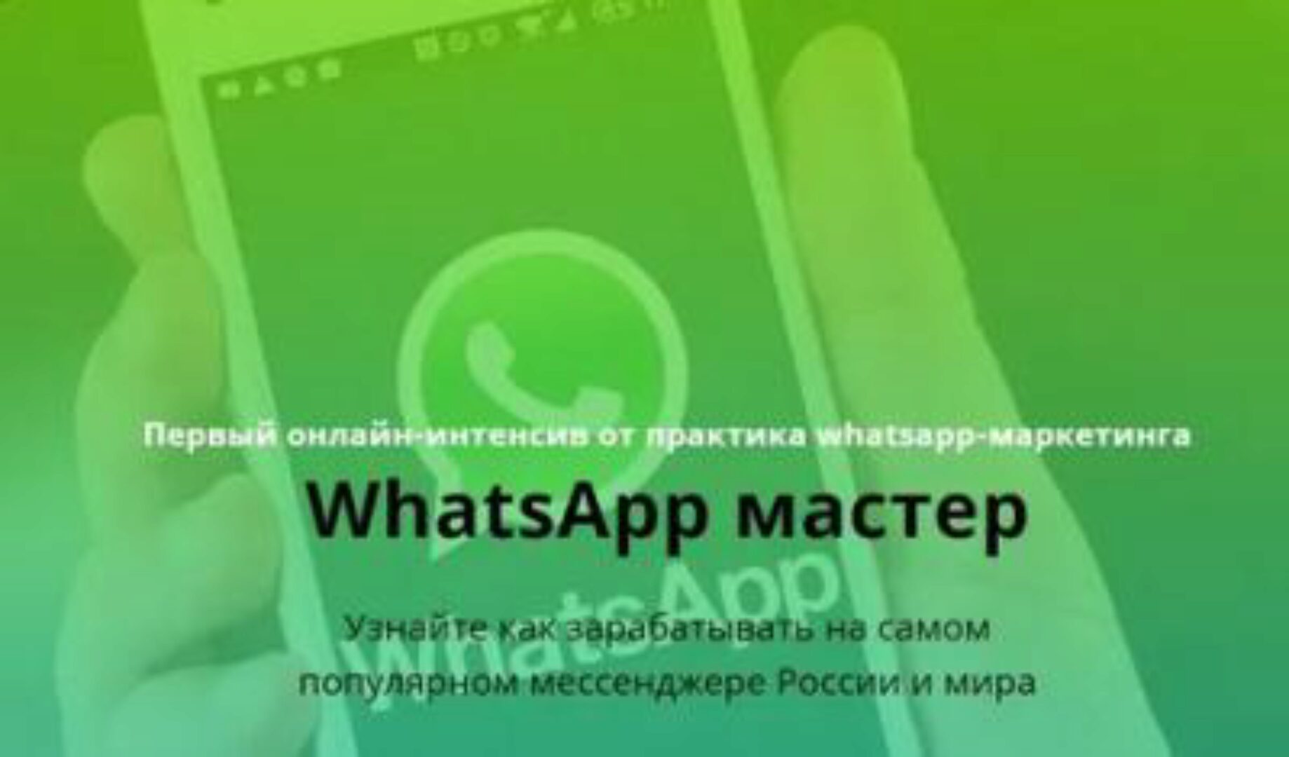 WhatsApp мастер (Илья Егоров)