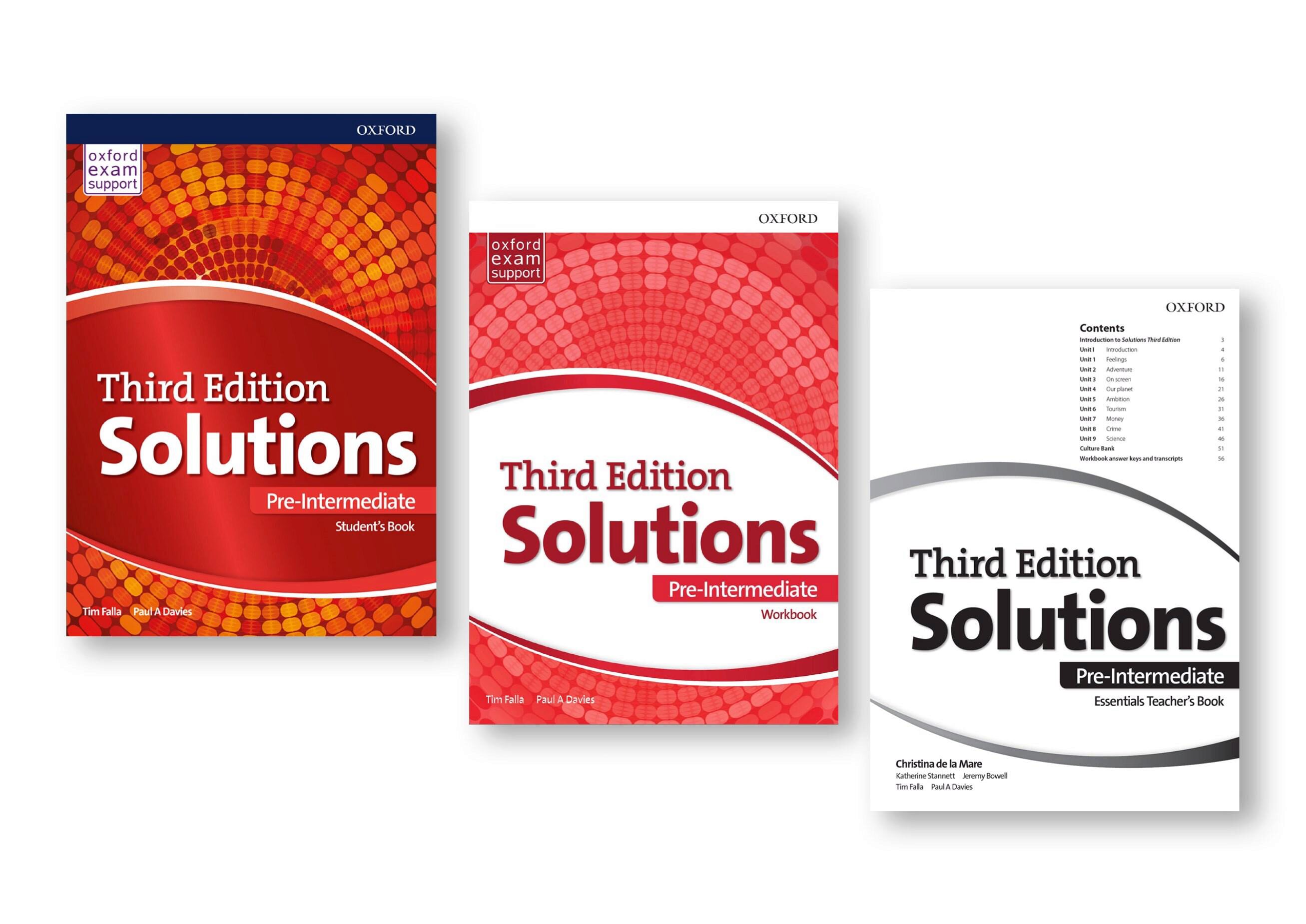 Solutions (3 издание). Уровень Pre-Intermediate (Oxford)