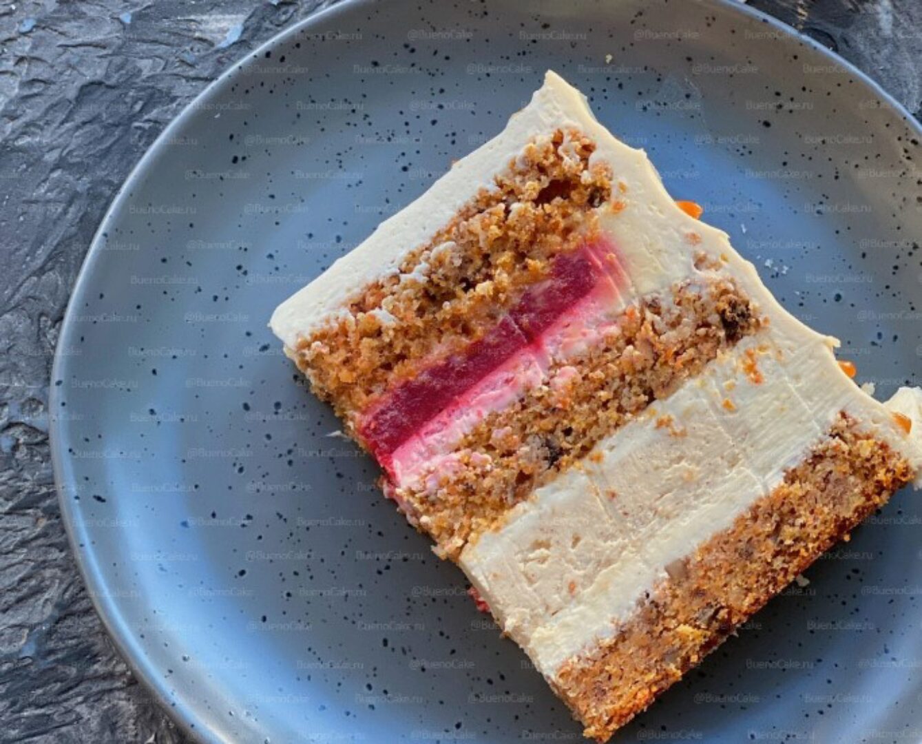 [BuenoCake] Морковный cheesecake торт «Вишня-Орех-Карамель» + альтернативный вкус (Дарья Тимофеева)