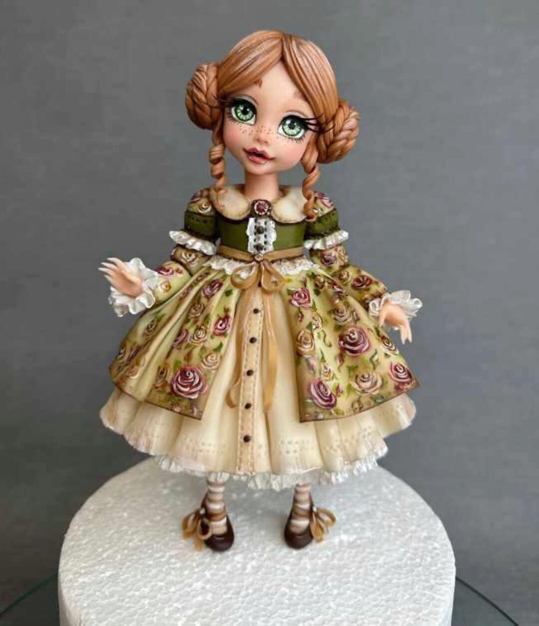 [Kabilova school] Кукла в винтажном стиле (Диля Кабилова)