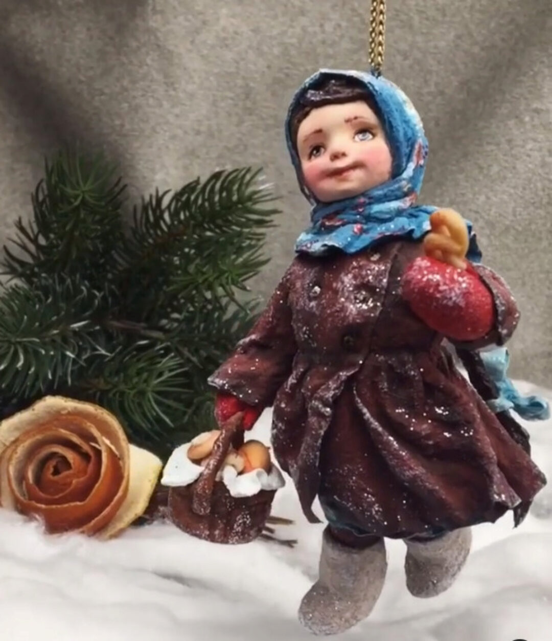 Игрушки из ваты «Зимние забавы» (Татьяна Броницкая)