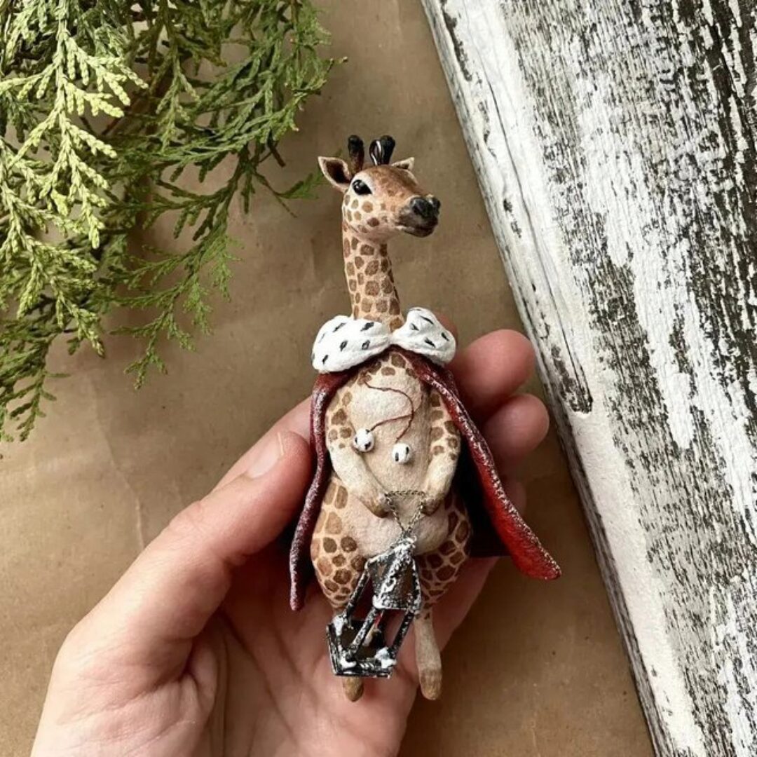 Ватная игрушка Жираф (cotton_toys_st)