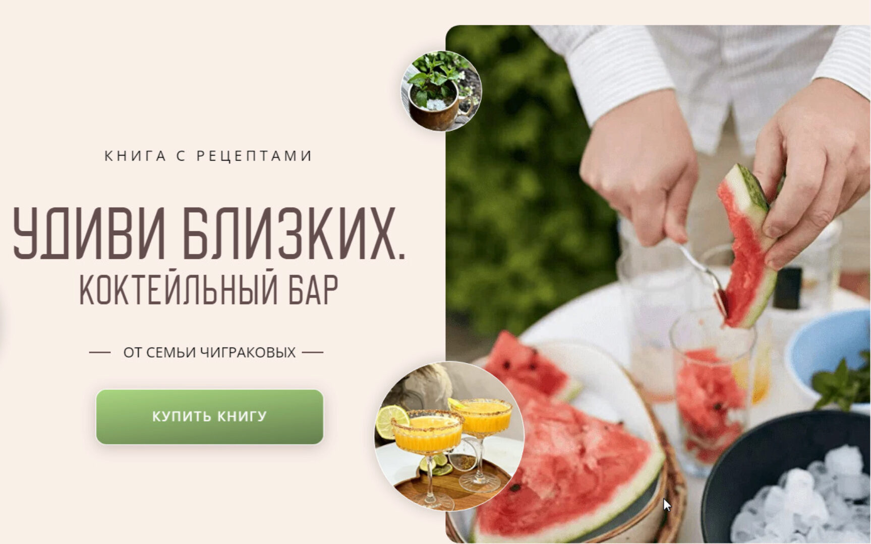 Книга с рецептами Удиви близких. Коктейльный бар (chig_mary)