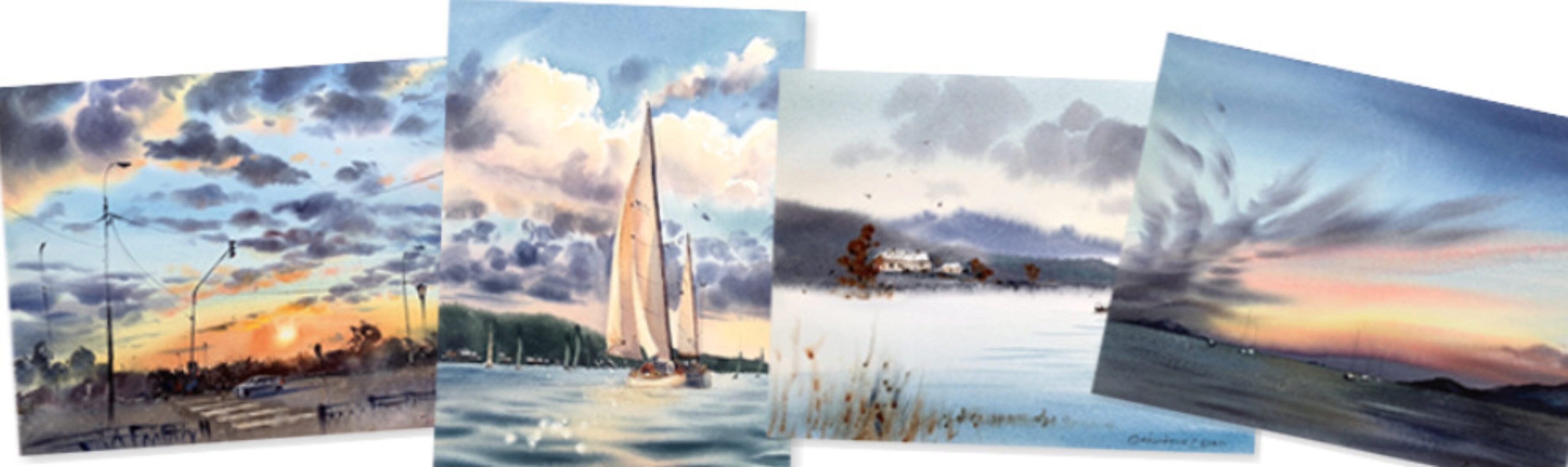 [Artlike] Акварельный марафон «Романтика заката» (Евгения Горбачёва)