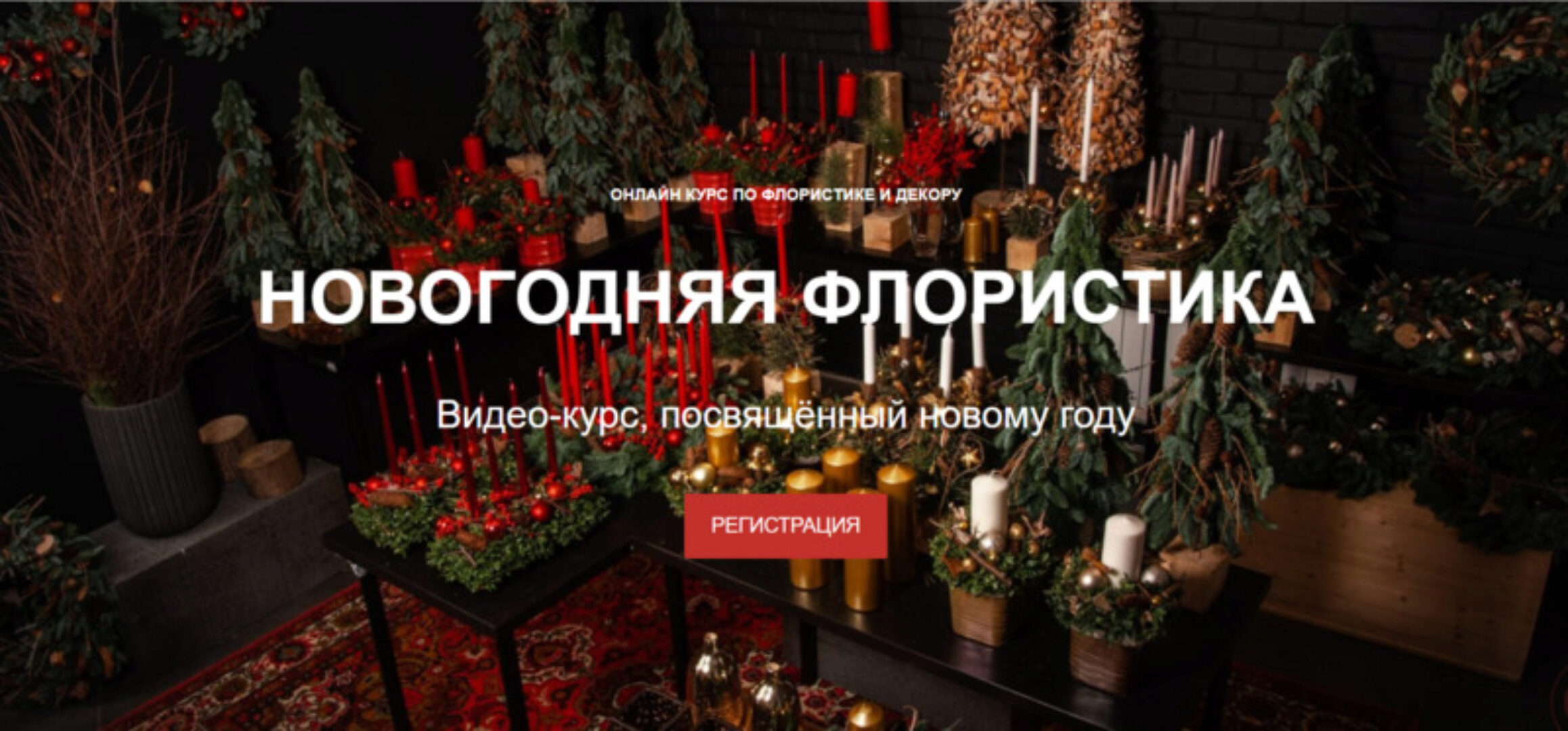 [Kazan Flower School] Новогодняя флористика (Ляйсан Афонина)