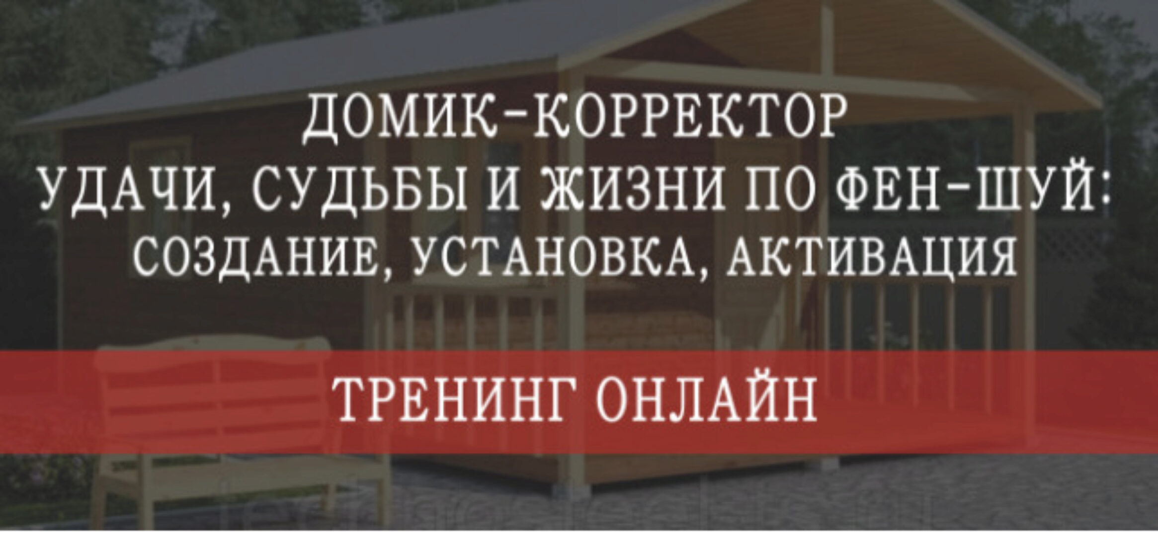 Домик - корректор судьбы, удачи и жизни по фен-шуй. Пакет «Стандарт» (Мария Щербакова)
