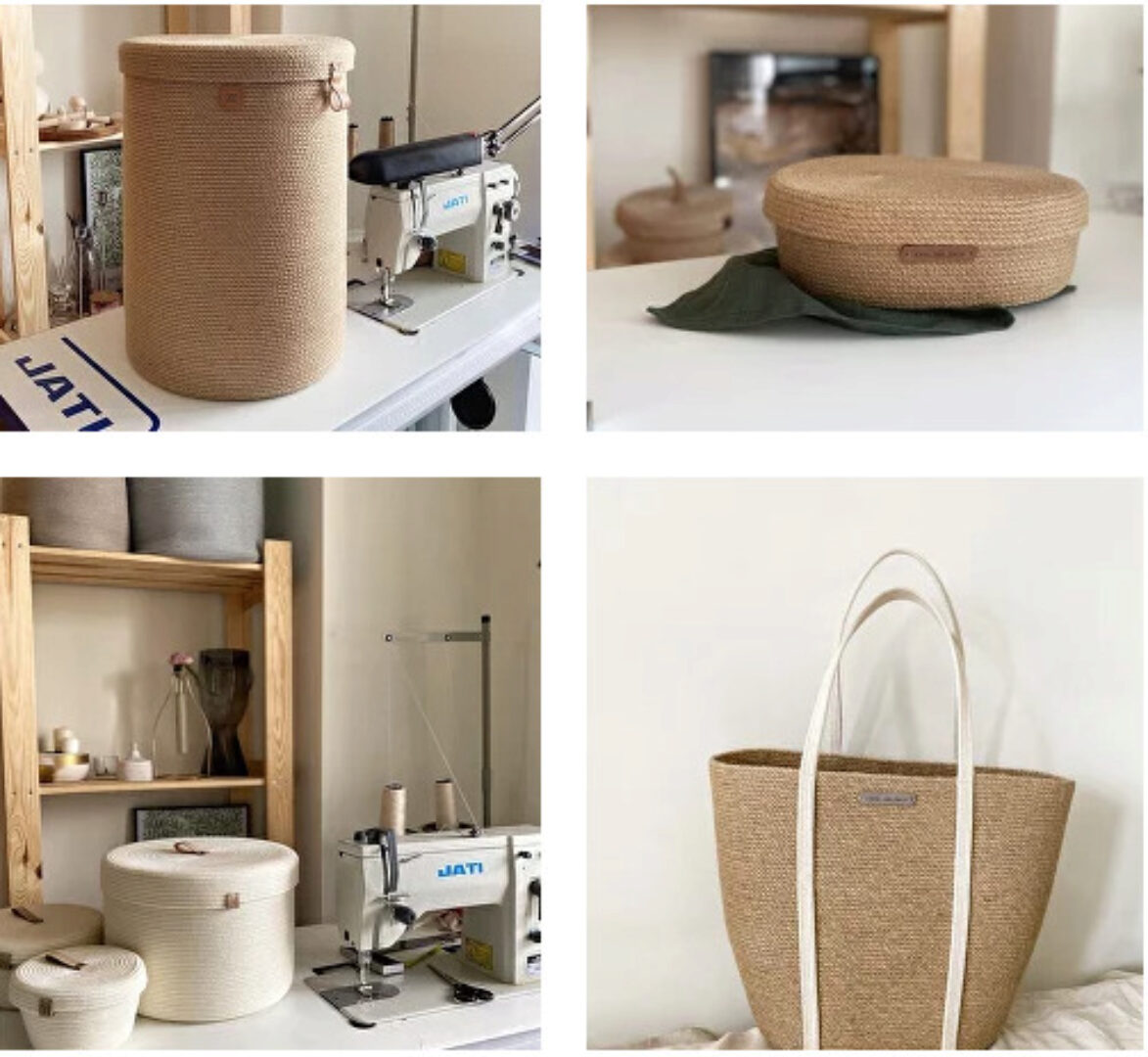 [Home_jute_decor] Zigzag. Шьём корзины, декор и сумки (Юлия Королева)