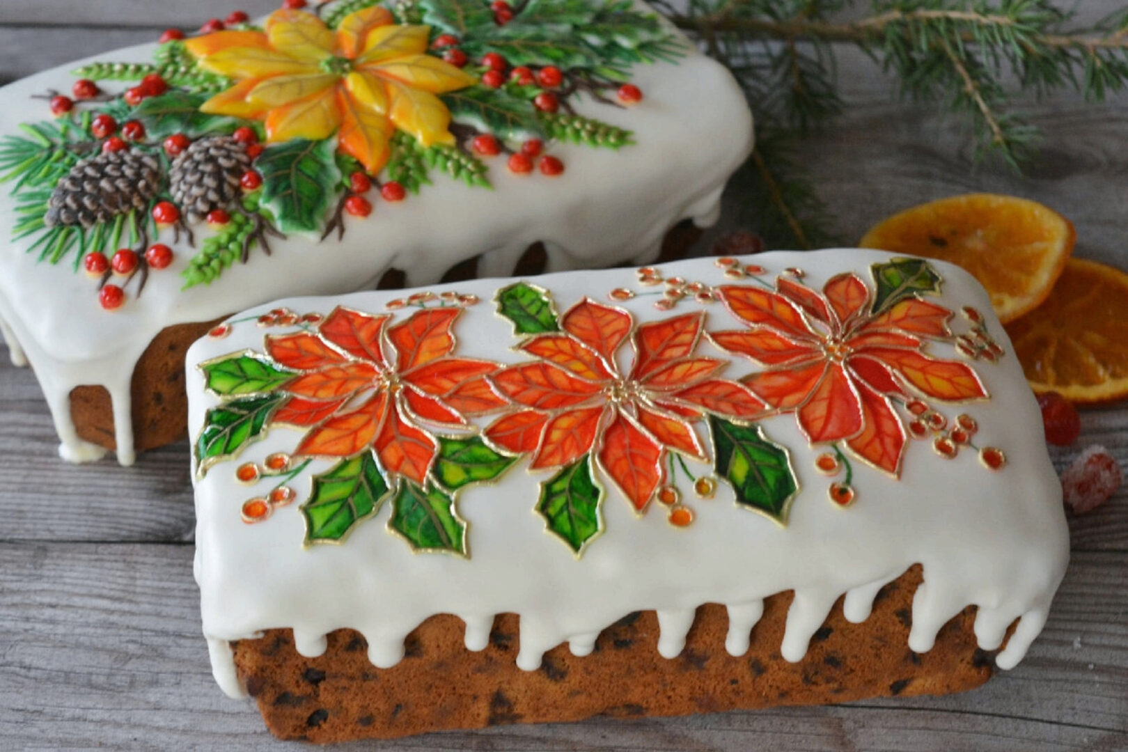 Декор рождественских кексов (Наталья Семёнова)