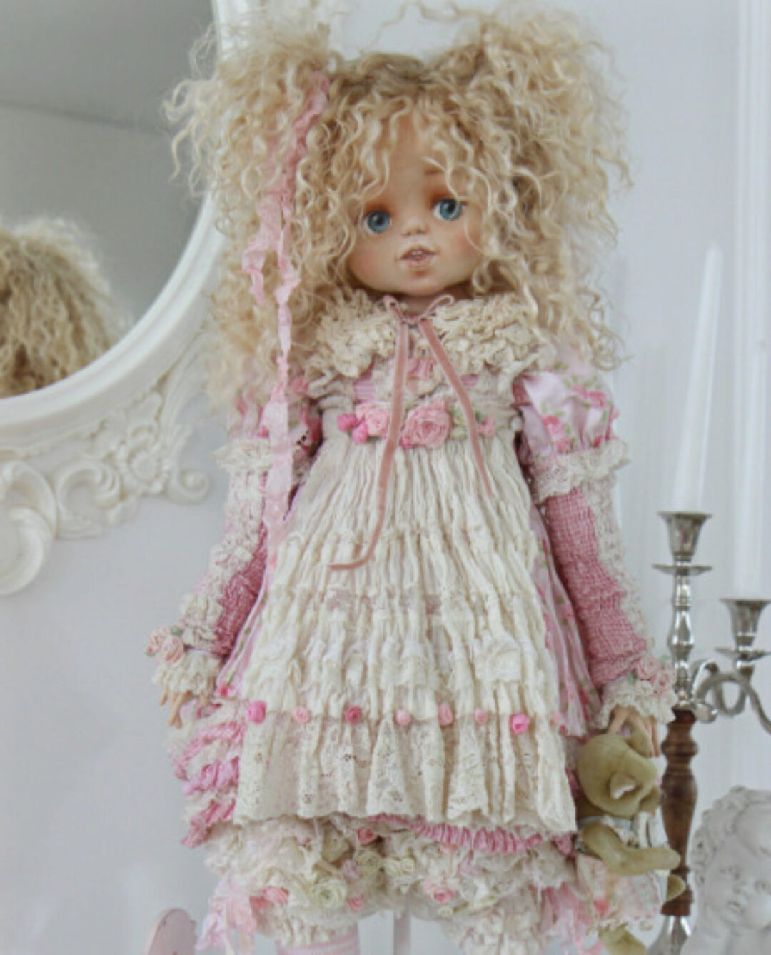 [Кукольные нежности от Ариши] Суставная шарнирная кукла болтушка (Ариша)