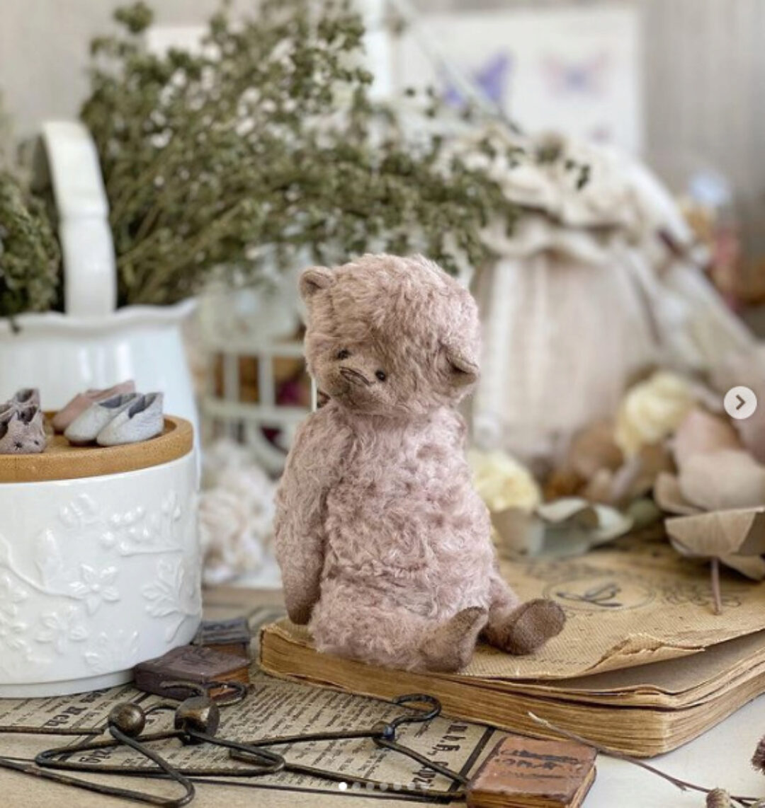 Мишка тедди 15см + платье + панталоны (Елена Мошкина)