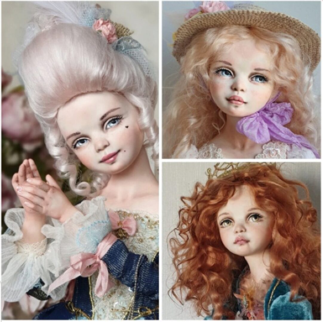 Кукла из флюмо. Отливка (Марина Минина)