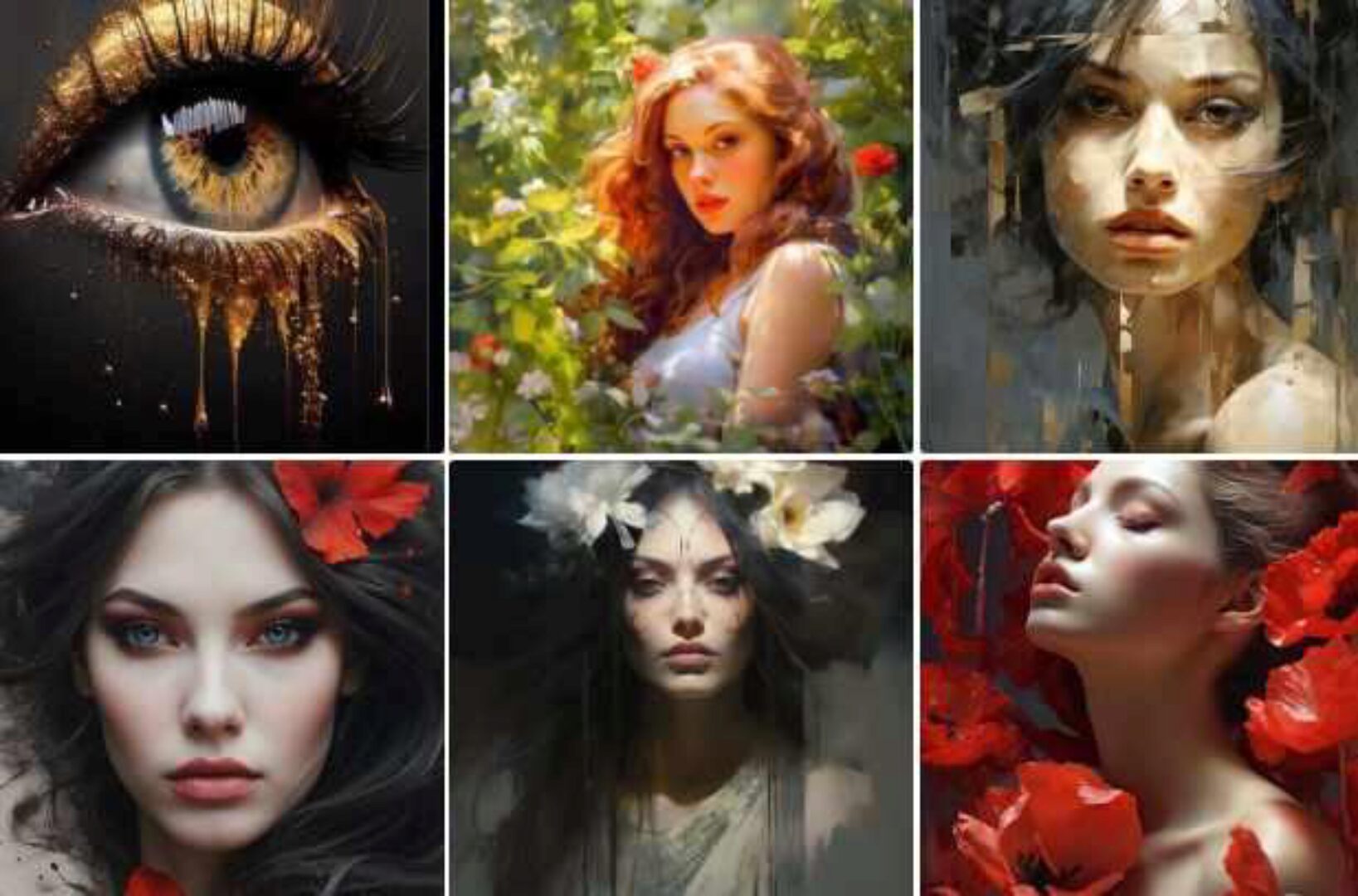 Портрет маслом по референсам нейросети (Виталий Антипин)