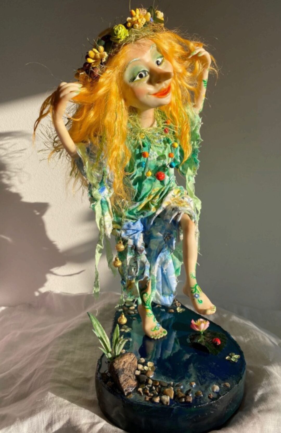 [Панпина] Кикимушка + Подставка для куклы (Елена Коптева)