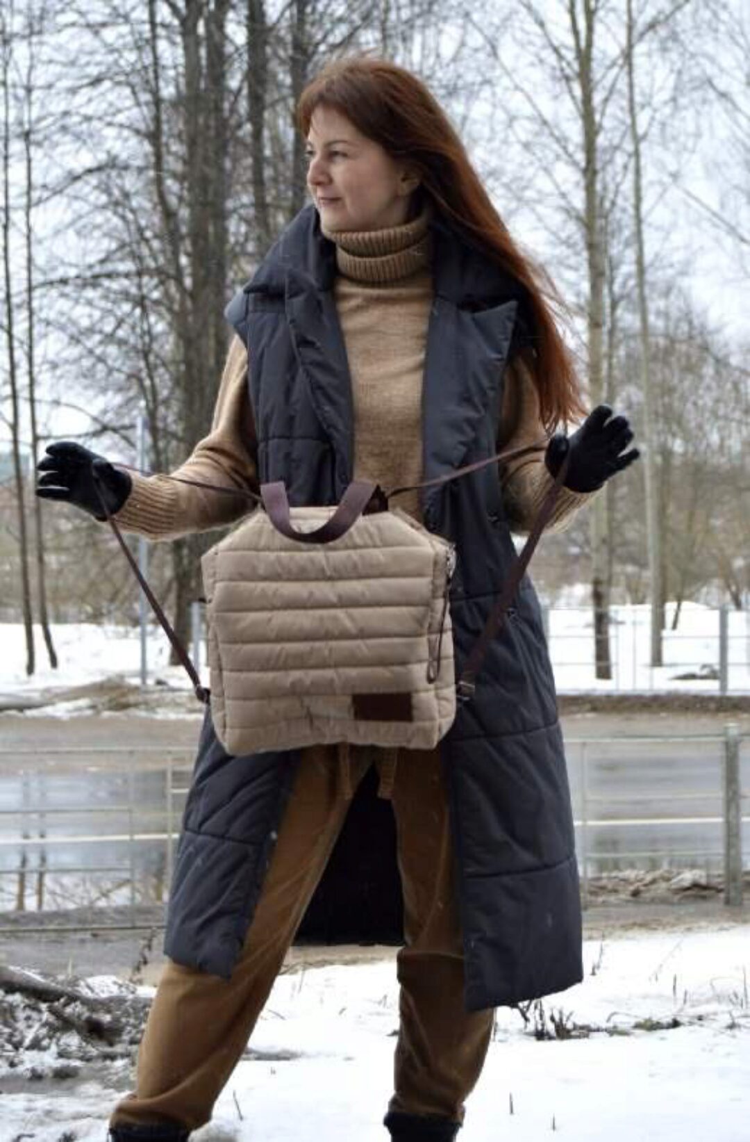 Пошив сумки-рюкзака трансформера (Марина Чигвинцева)