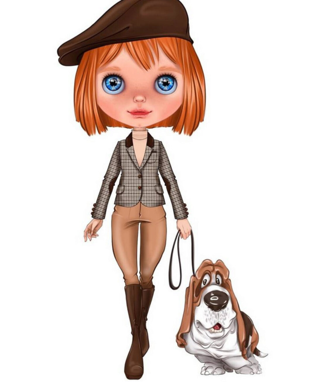 Одежда для кукол «Английская осень»  (Евгения Сез)