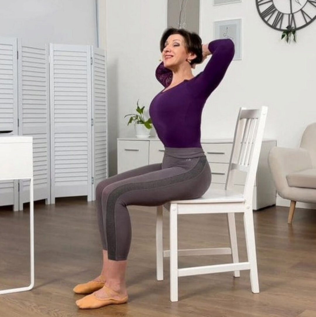 [IDanceBallet] Ленивая гимнастика на стуле  (Анжелика Теселкина)