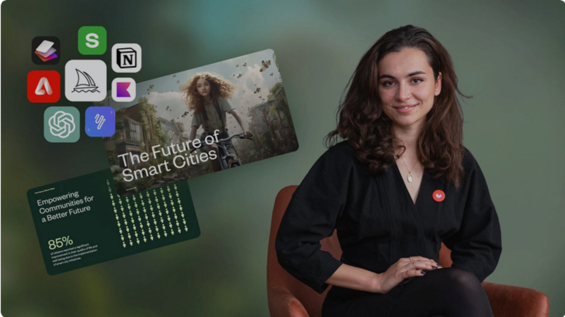 [Domestika] Создание презентаций с помощью искусственного интеллекта (Кати Коваленко)