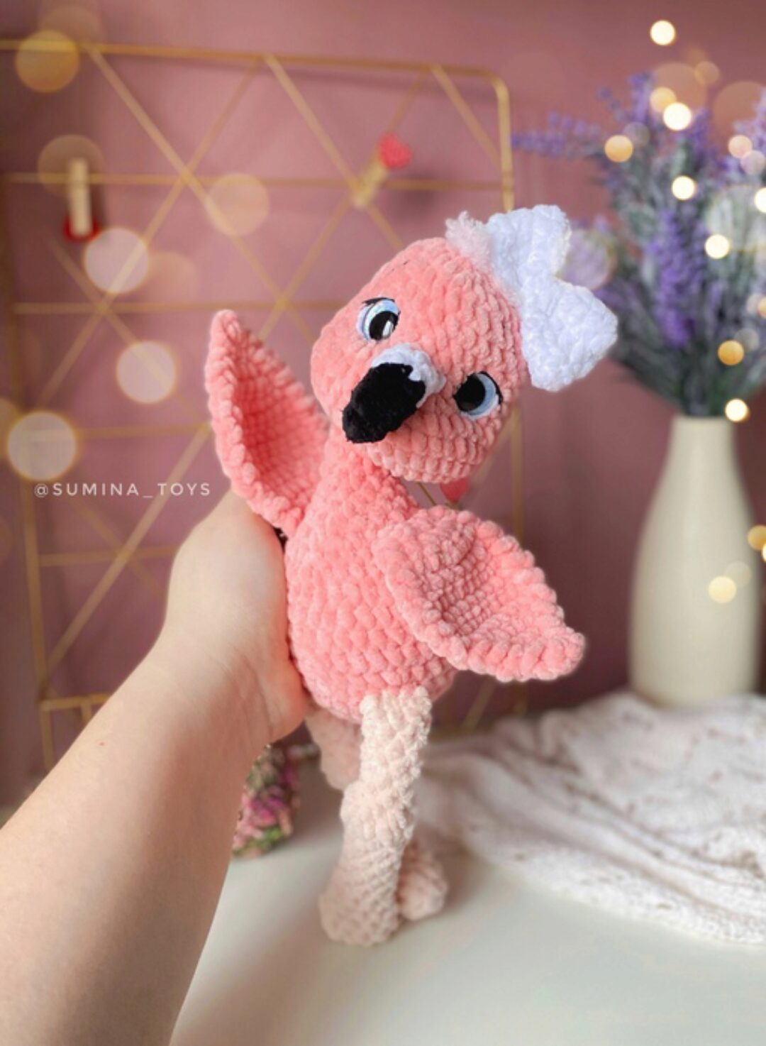 [Sumina_toys] Розовый фламинго (Ирина Сумина)
