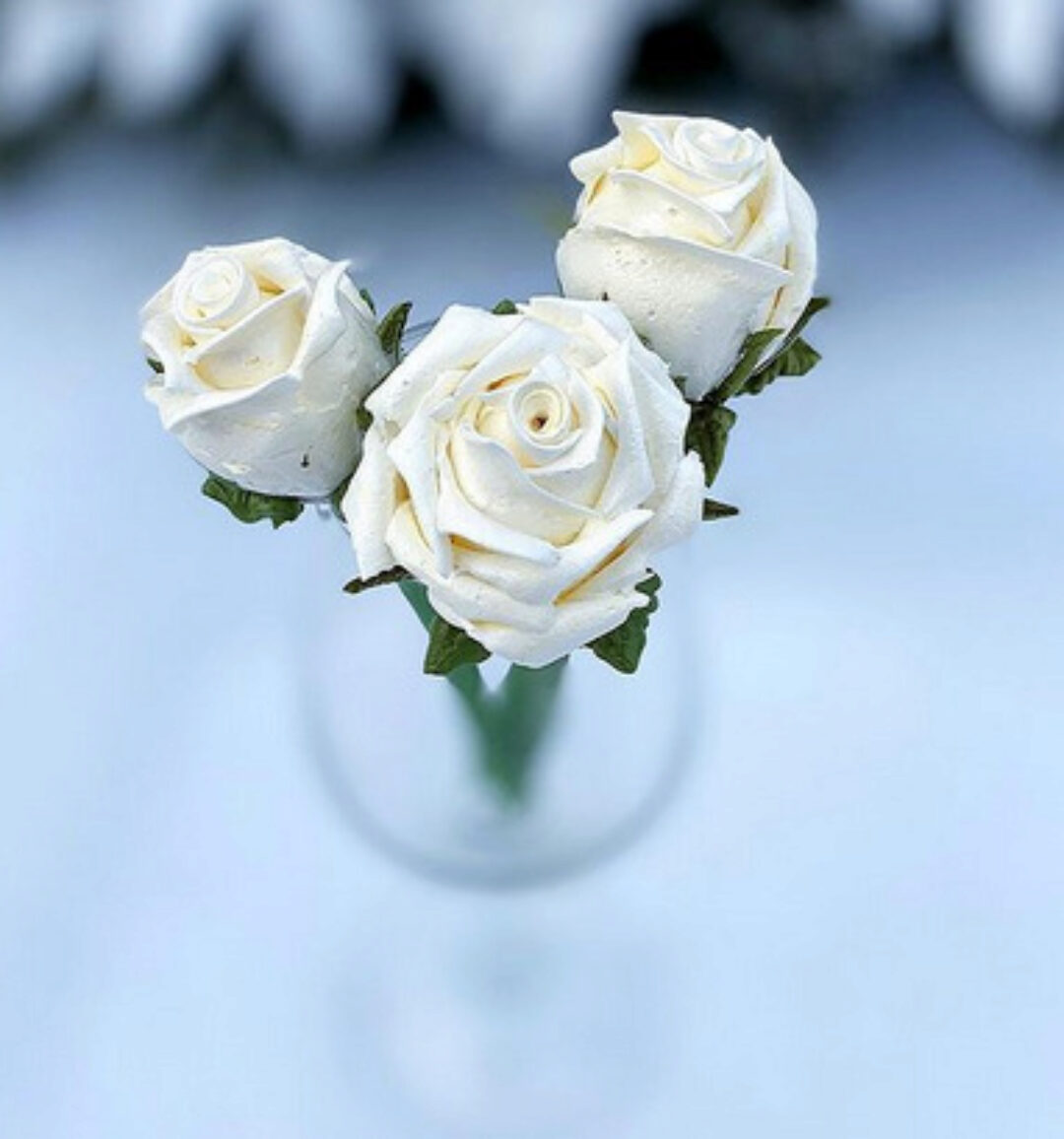 Розы из безе (elenapo11)