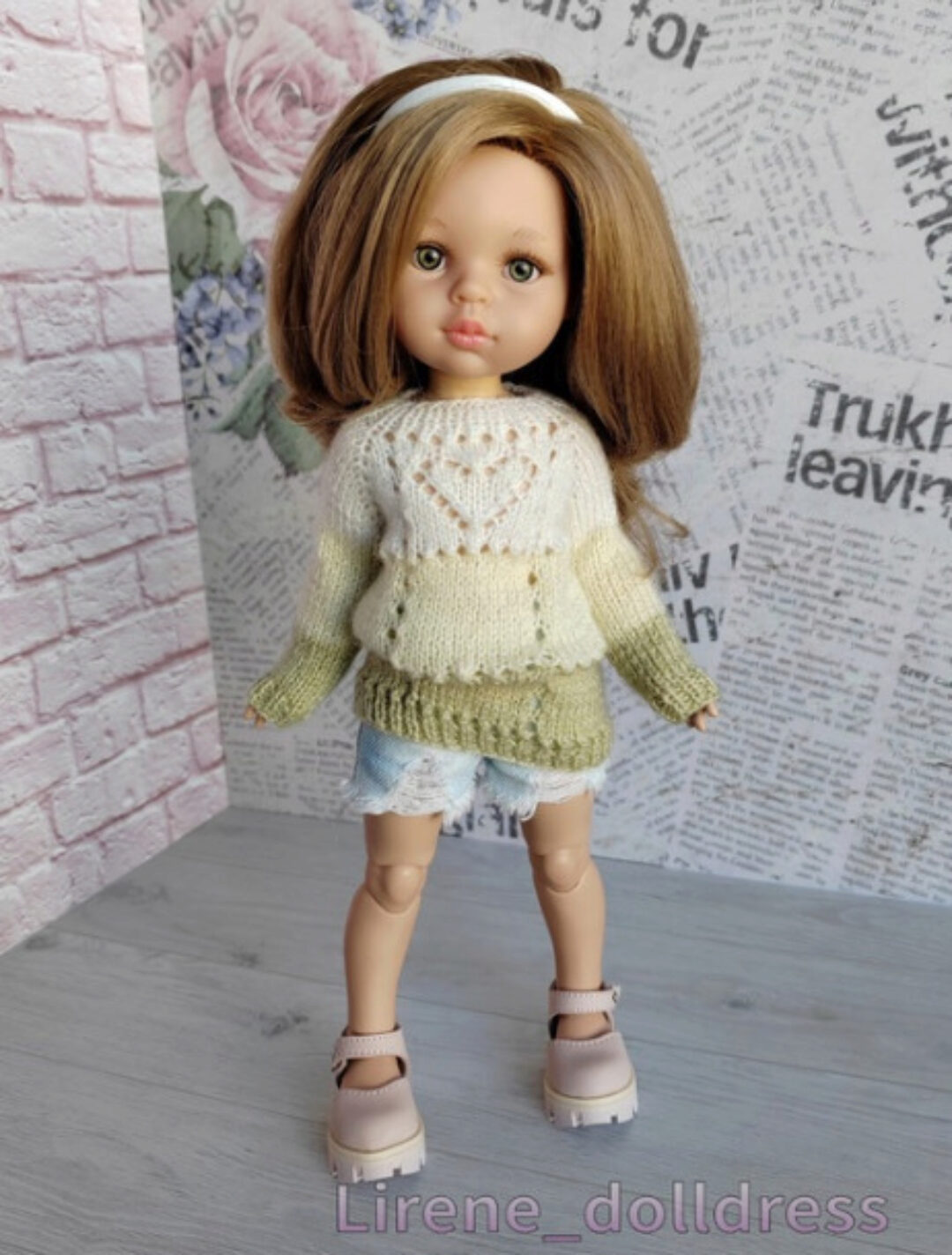 [Lirene's dolls] Джемпер Сердечко (Lirene Dolldress)