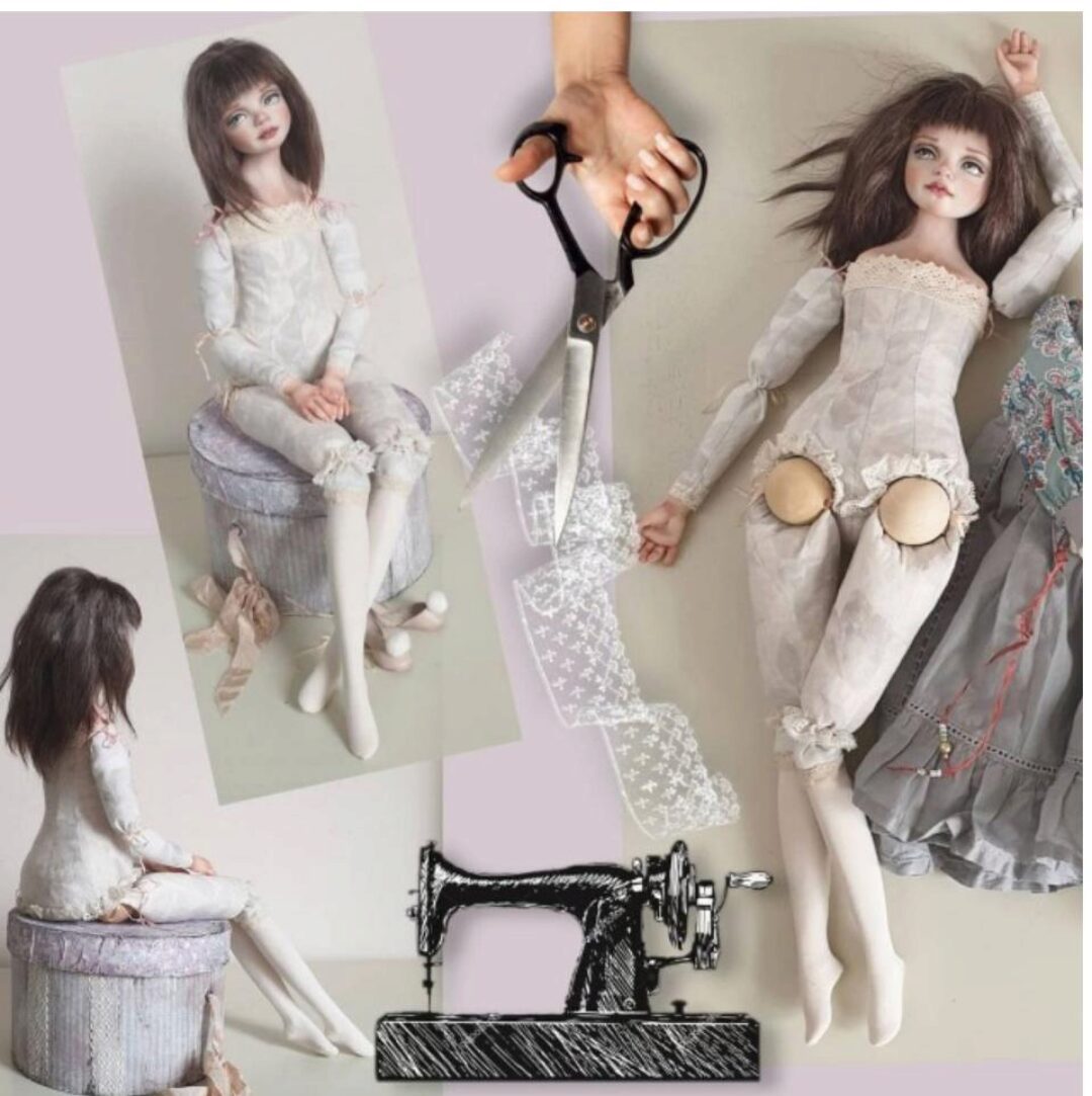 Выкройка подвижного тела с бедренными шарнирами (Марина Минина)