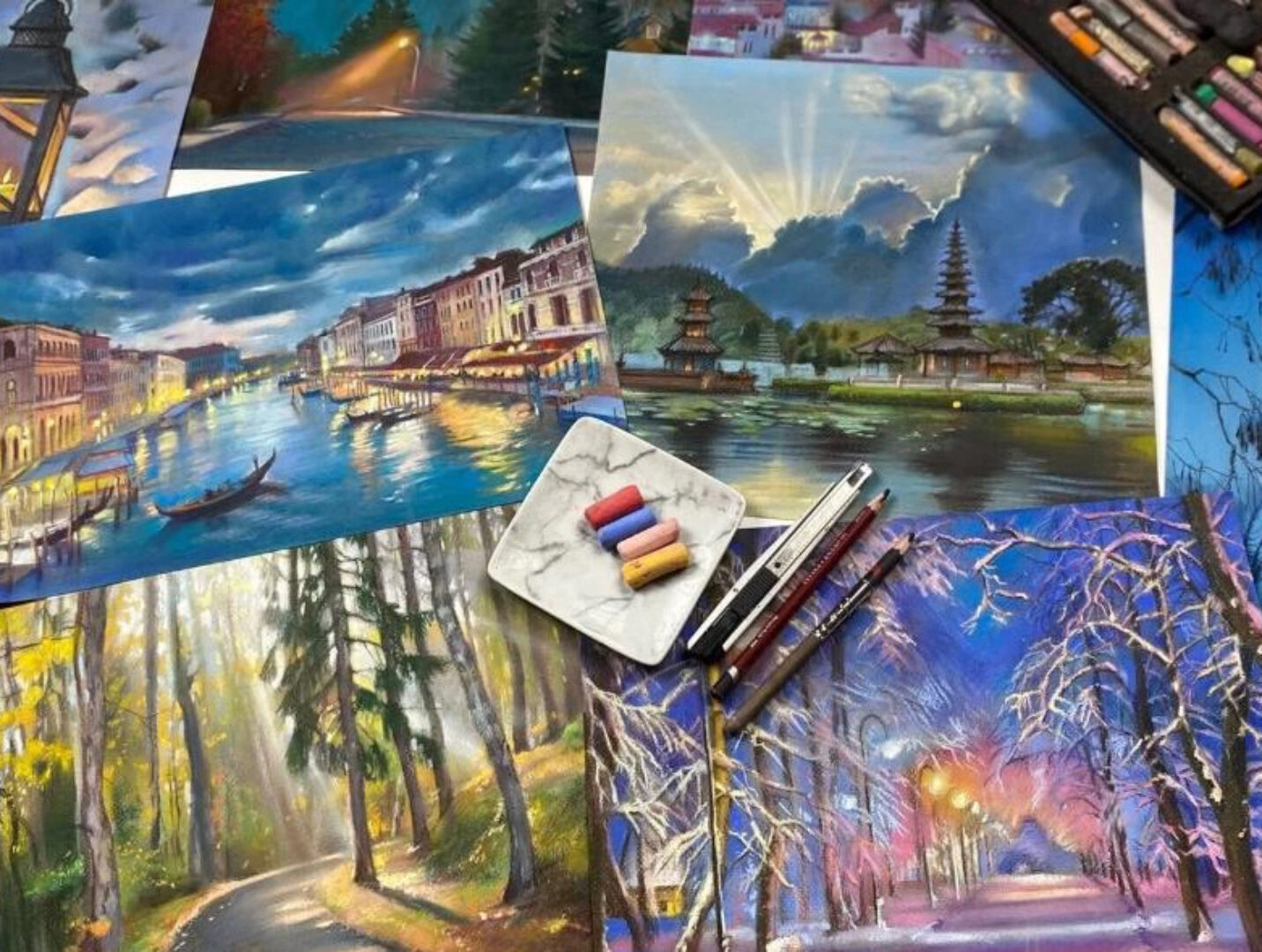 [Художник Online] Свет сухой пастелью (Ника Сабрекова)