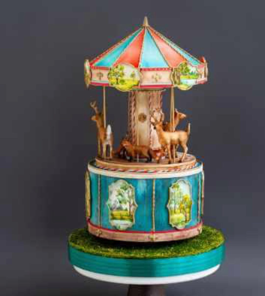 [g.l.cake] Шоу-торт Винтажная карусель (Людмила Гавриленко)