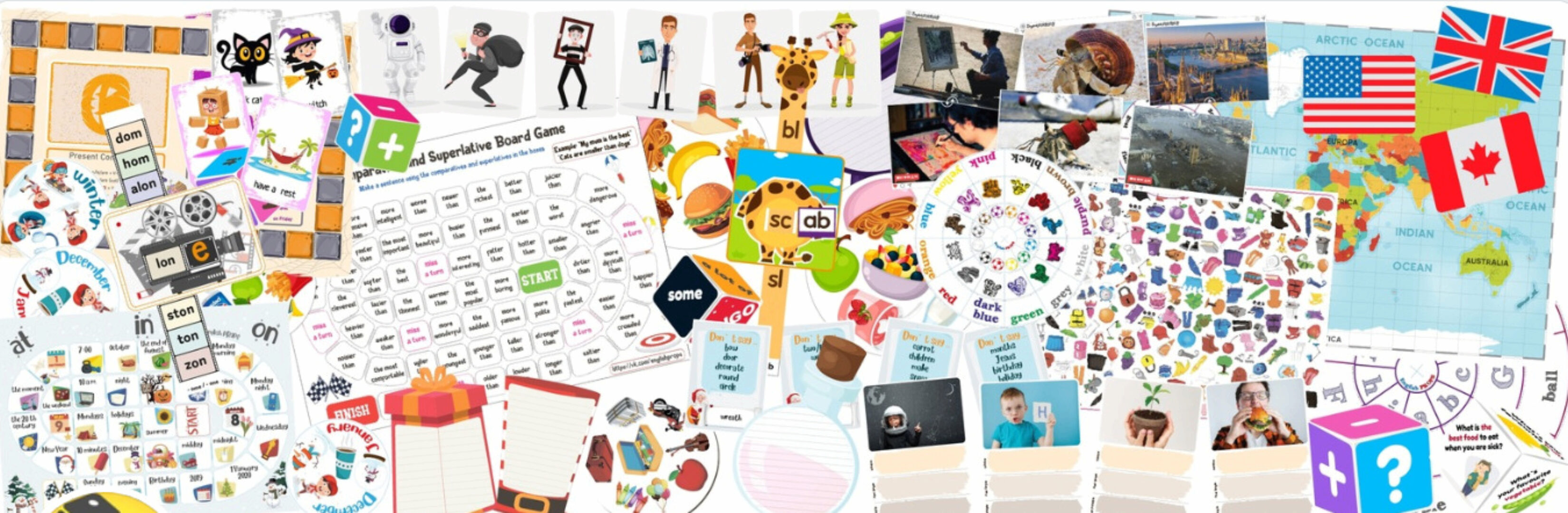 [English PROPS] Материалы для изучения с детьми английского языка (Антонина Кравец)