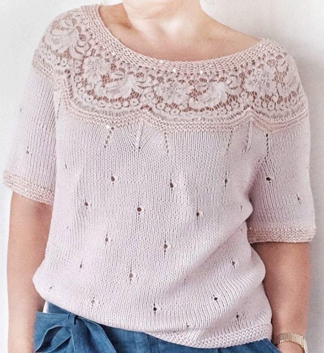 [Вязание] Джемпер Mulberry LACE Jumper (Лена Родина)