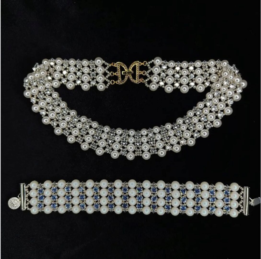 Жемчужный браслет и колье Завтрак у Тиффани (tatianaakhtiamova1982)