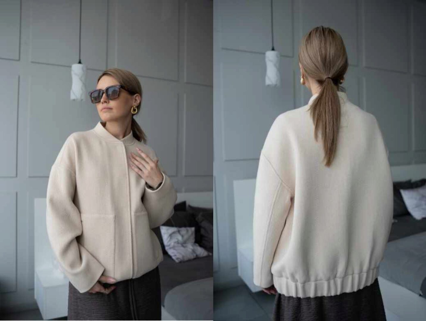 [Studio.Yusupova] Бомбер объемный Bette D. Размеры 42-52. Рост 162-166 (Кристина Юсупова)