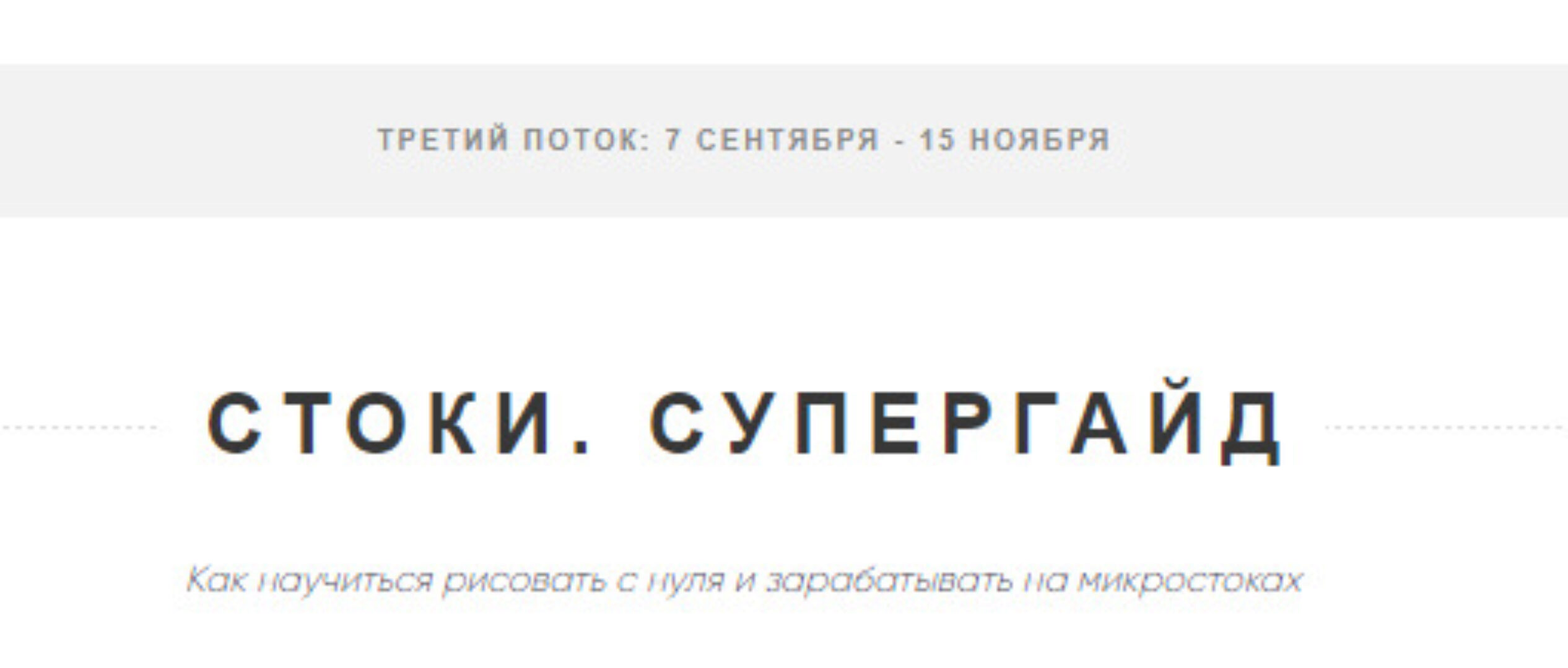 Стоки. Супергайд. Тариф - Мини стокер (Ольга Захарова)