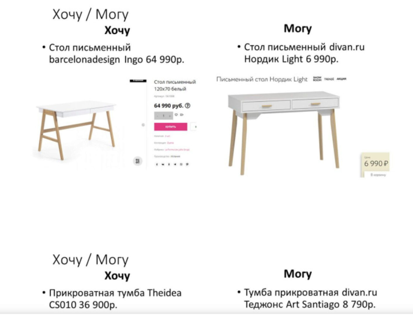 Подборка мебели и света (Кира Разумникова)