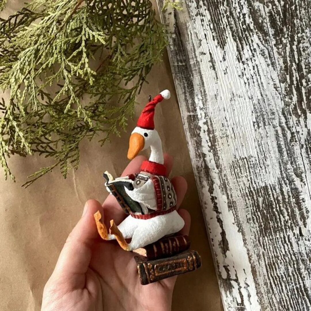 Ватная игрушка Гусь (cotton_toys_st)