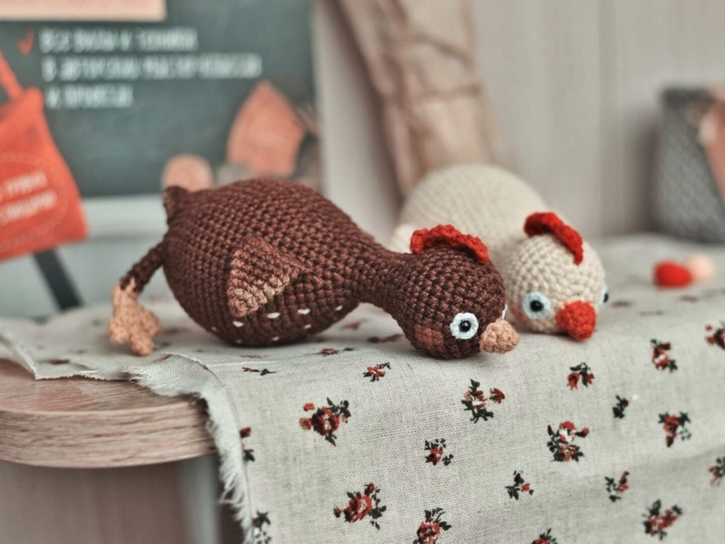 [Straw Animals] Мастер-класс по вязанию курицы крючком - 1 (Юлия Устименко)