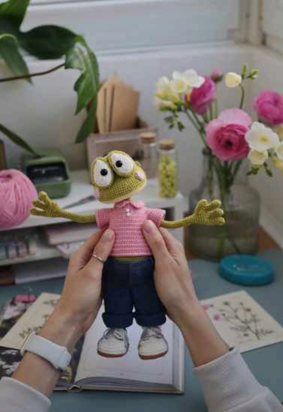 [KruToys] Летний комплект одежды для лягушонка (Ксения Крупская)