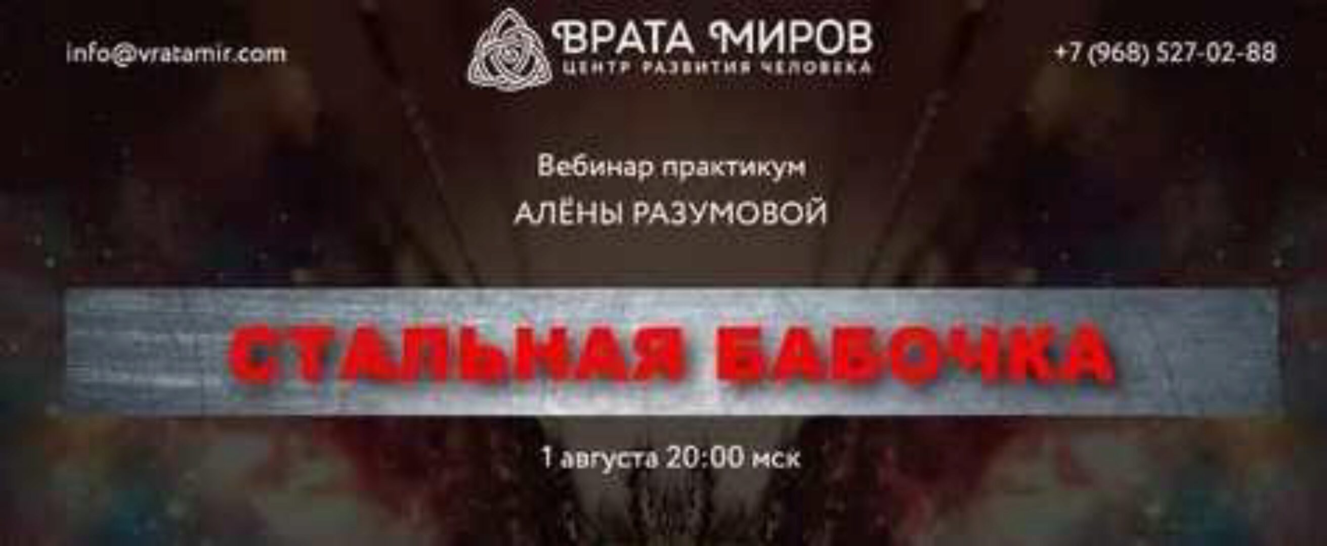 [Врата Миров] Стальная бабочка (Алёна Разумова)