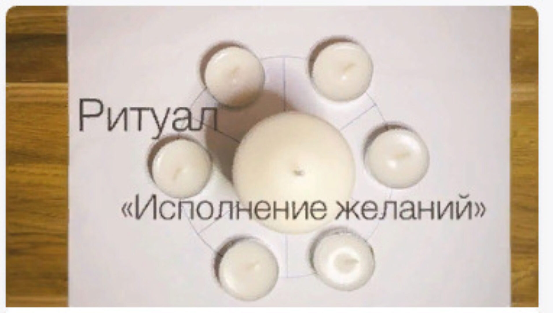 Ритуал на исполнение желаний  (Анастасия Хараборкина)