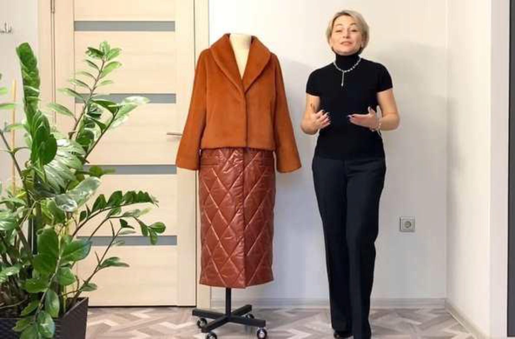 Меховое пальто-трансформер (Лилия Дроздова)