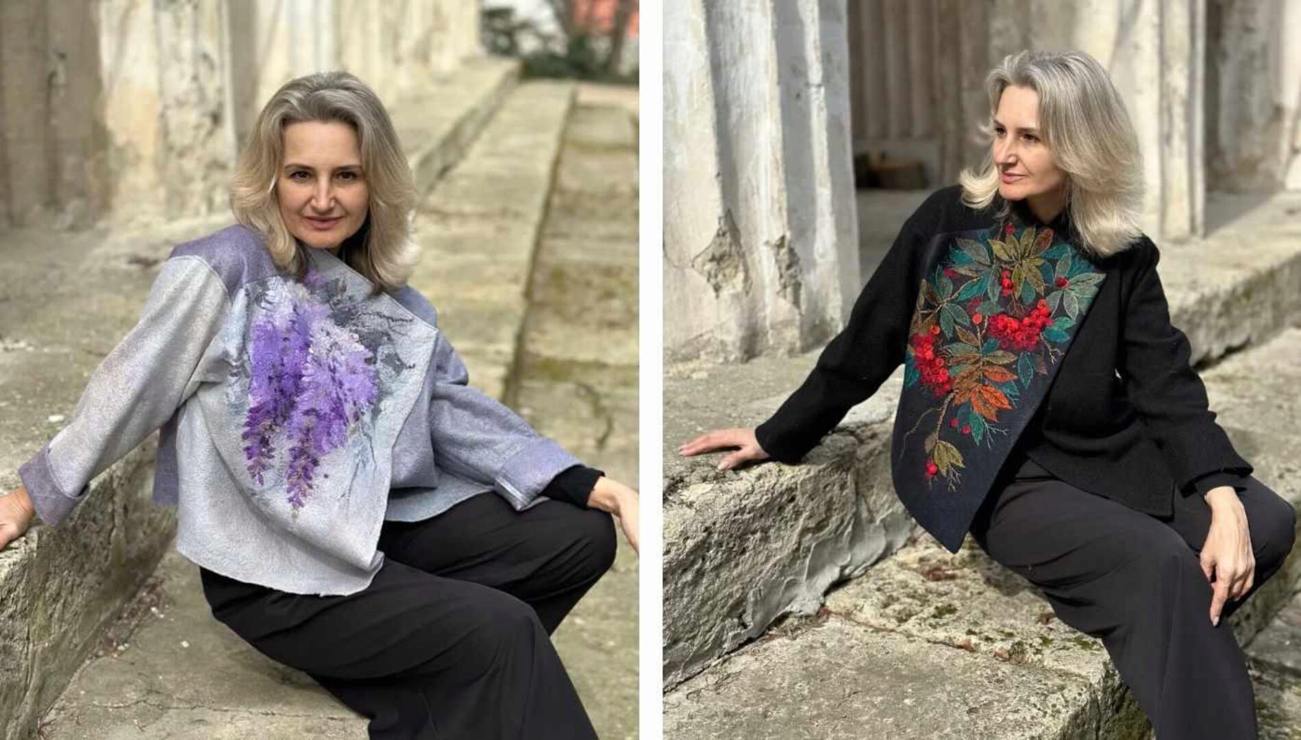 Расширенный видеокурс по жакету с декором Глициния и Рябина (Ольга Гуляева)