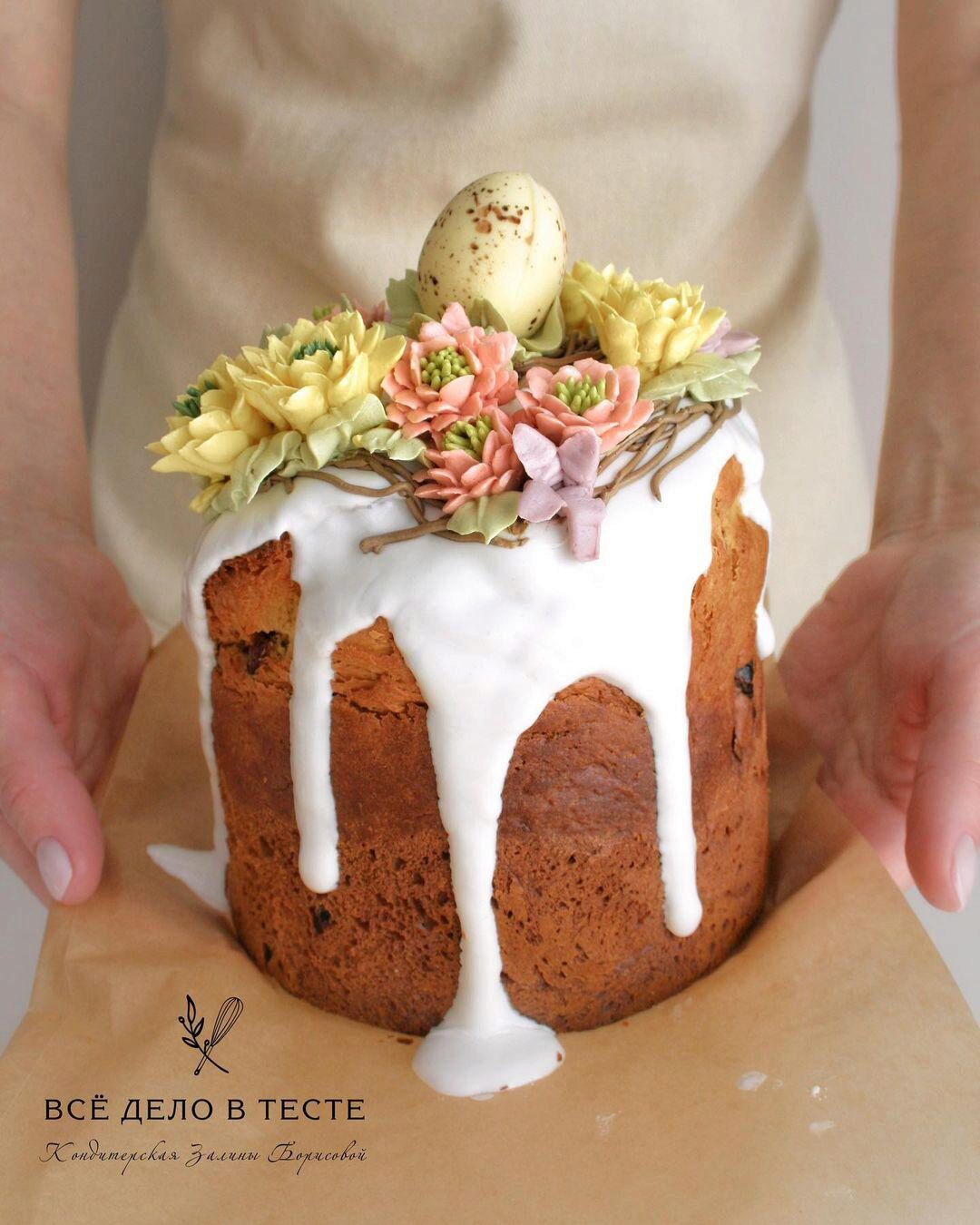 Курс Пасхальный декор с кремовой флористикой (Залина Борисова)