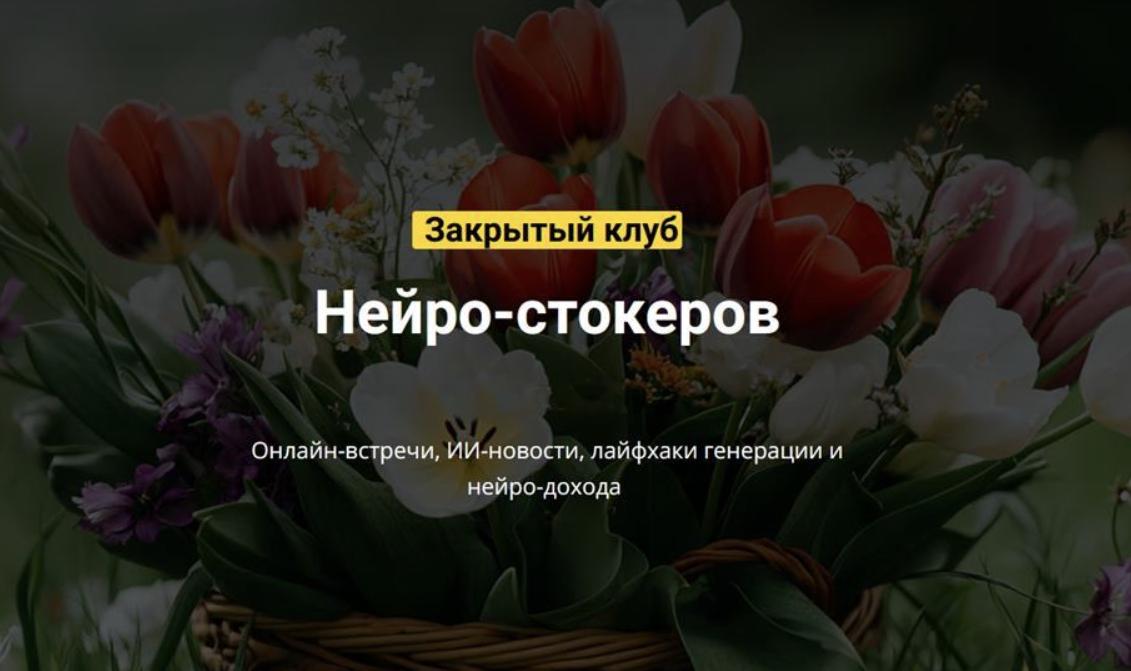 Закрытый клуб нейро-фотостокеров. Март 2025 (Вадим Закиров)