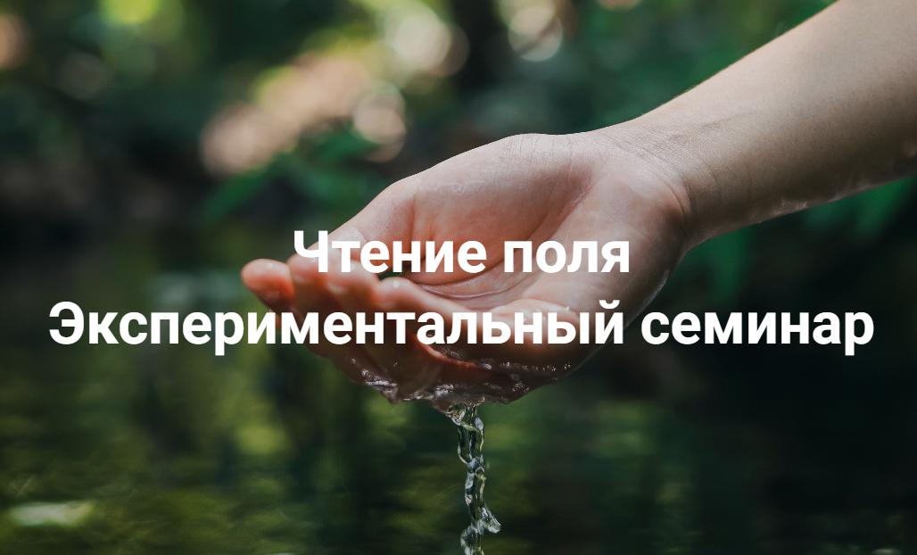 [Институт Открытого поля] Чтение поля. Экспериментальный семинар (Елена Веселаго)