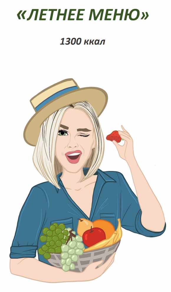 [fit-menu] Летнее меню на 1500 ккал (Евгения Уварова)