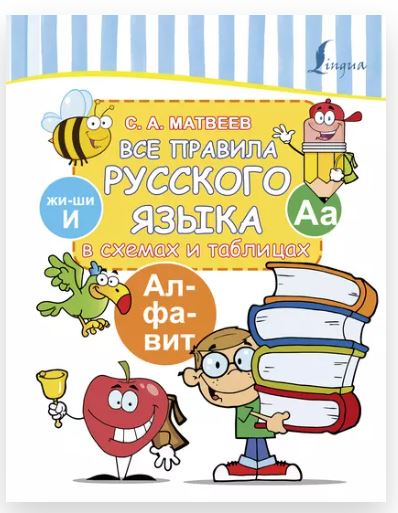 Все правила русского языка в схемах и таблицах. Алфавит (Сергей Матвеев)