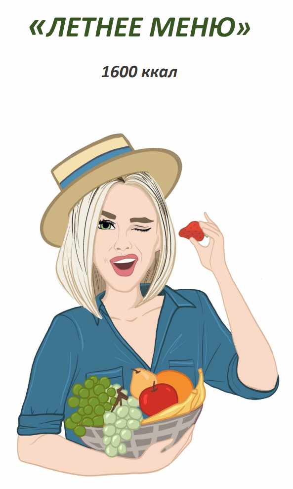 [fit-menu] Летнее меню на 1600 ккал (Евгения Уварова)